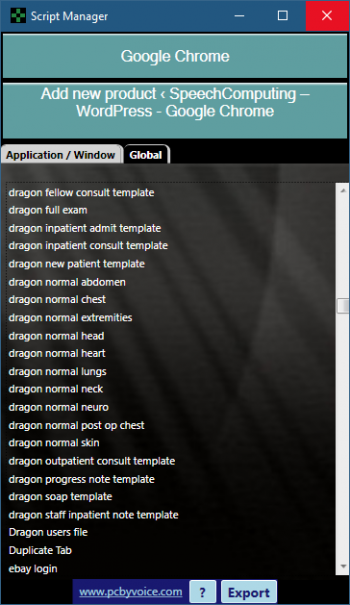 Script Manager Script Manager